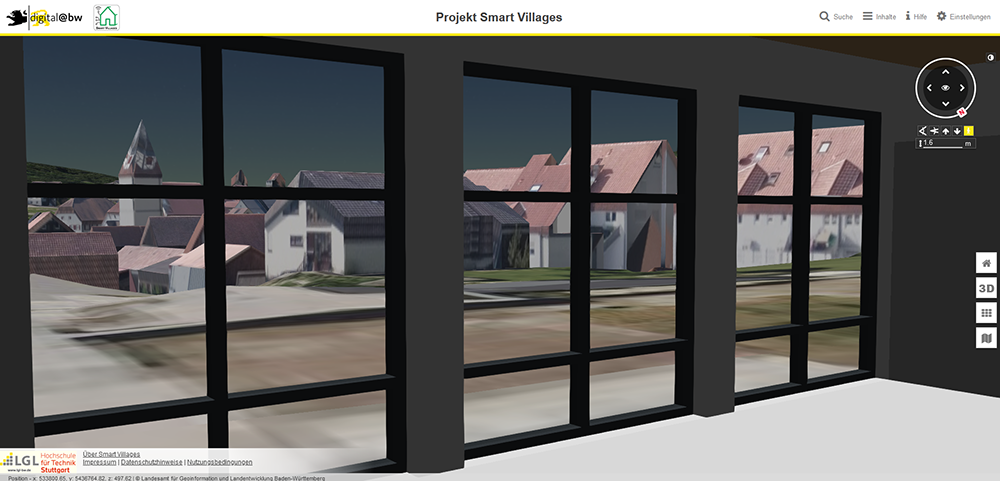 Riskieren Sie einen Blick aus dem neuen Gruppenraum des Kindergartens!