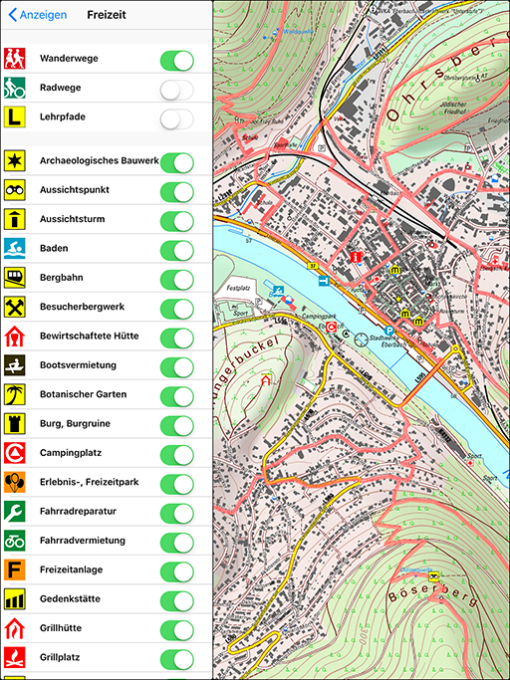 bwmapmobile_Freizeitinformationen
